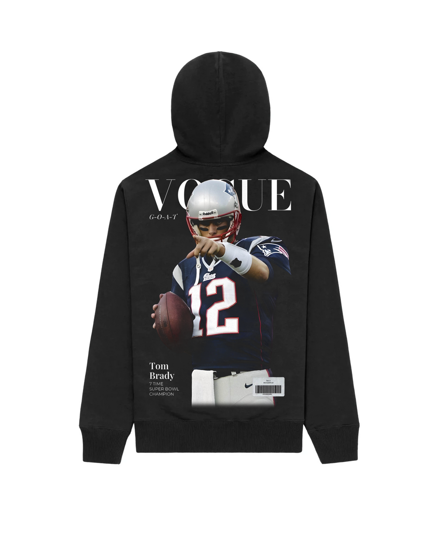 Tom Brady "G-O-A-T" (Magazine Cover Edition) Hoodie