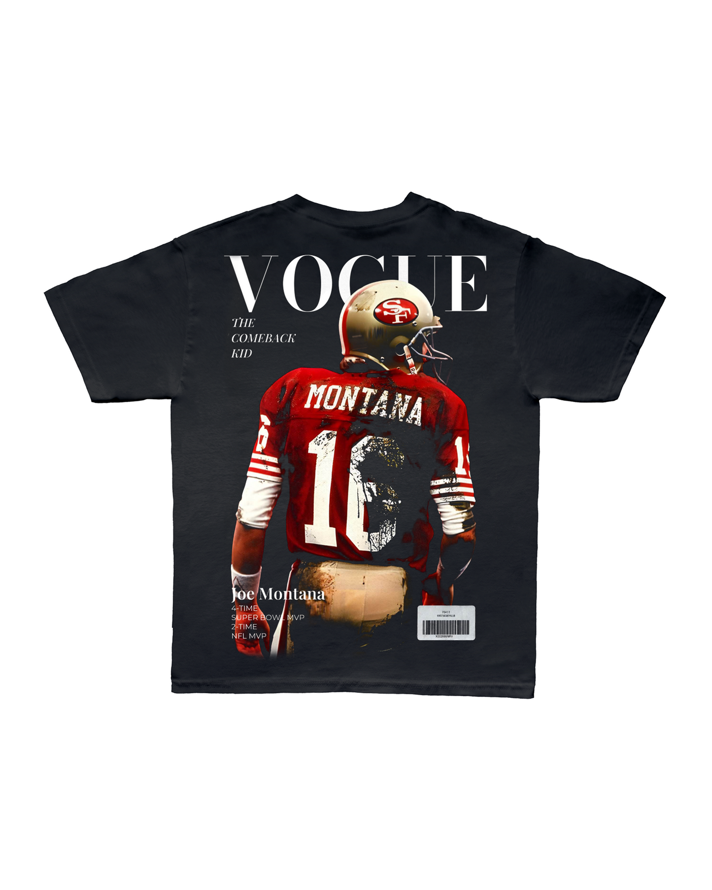 Joe Montana "The Comeback Kid" (Magazine Cover Edition) Tee